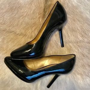 Antonio Melani Black Patent Pumps